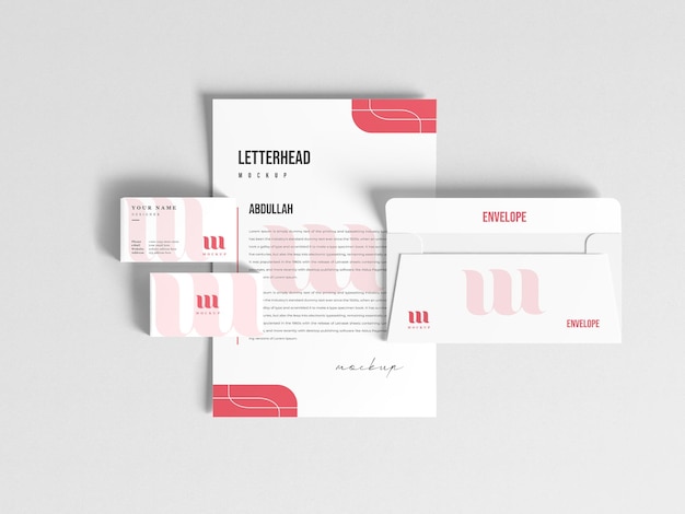 Zakelijk briefpapier mockup