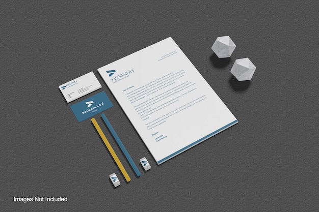 PSD zakelijk briefpapier mockup