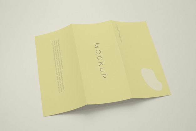 PSD zakelijke brochure mock-up ontwerp