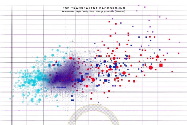 PSD zakelijke sjablonen voor veelzijdige presentatie op een transparante achtergrond