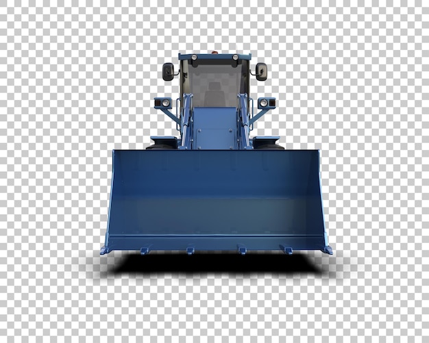 Załadowca izolowany na tle ilustracji renderingu 3D