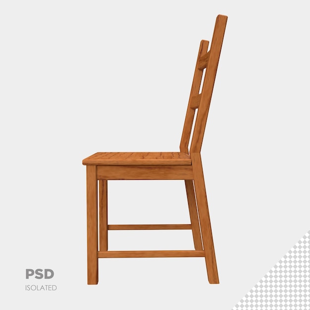 Zamknij się na chai 3d na białym tle premium psd