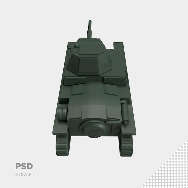 PSD zamknij się na zbiorniku 3d izolowane premium psd