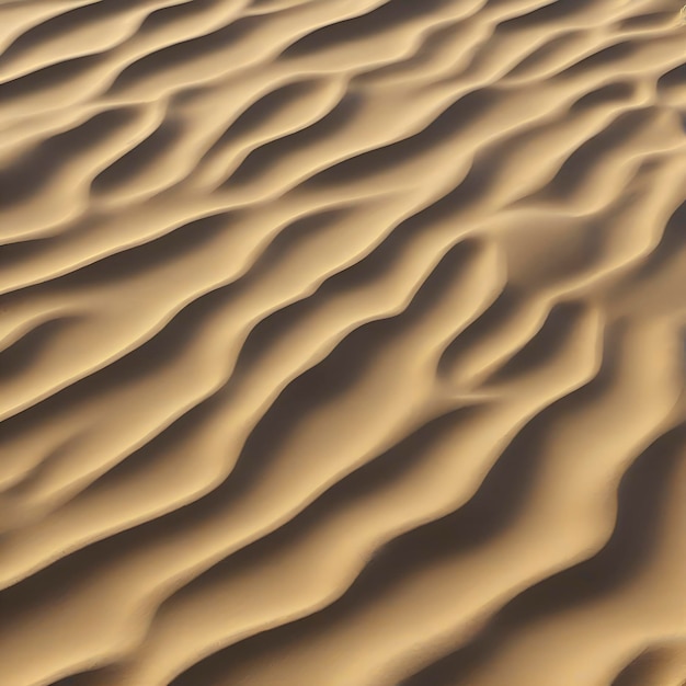 Zand in de woestijnillustratie aigenerated
