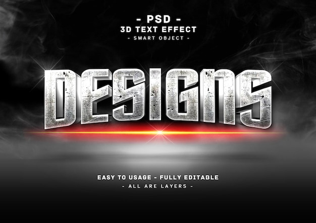 Zaprojektuj efekt stylu tekstu w kamieniu 3D