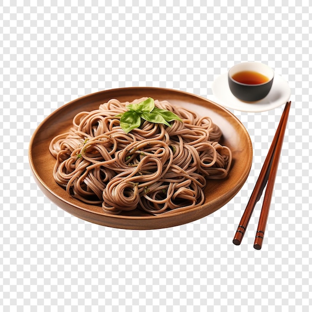 Zaru soba isolated on transparent background