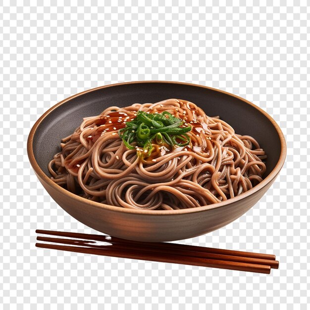 Zaru soba isolated on transparent background