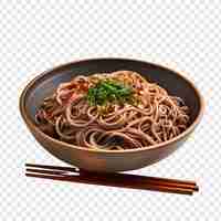 PSD zaru soba isolated on transparent background