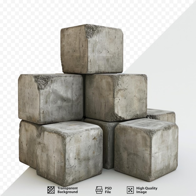 PSD zbieranie bloków betonowych