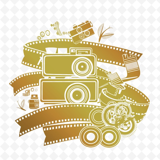 PSD zbiór filmów i obrazów filmowych z serii filmów