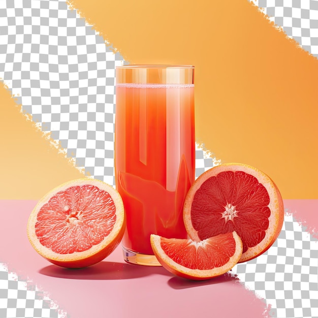 PSD zbliżenie soczystej czerwonej pomarańczy