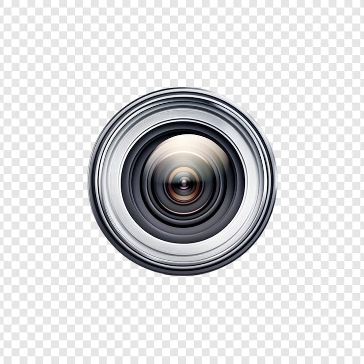 PSD zbliżony widok obiektywu kamery profesjonalnego sprzętu fotograficznego szczegółowy zdjęcie makro