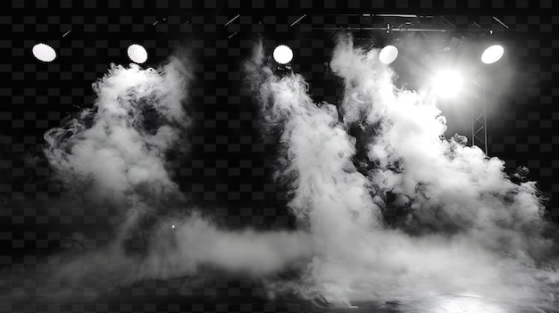 PSD zdjęcie dymu, które pochodzi z firmy filmu