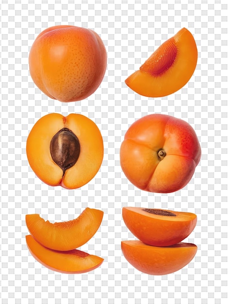 PSD zdjęcie owoców, w tym brzoskwini i gruszki