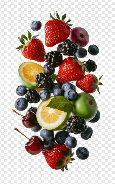 PSD zdjęcie owocu i miski owocowej z owocem na niej