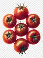 PSD zdjęcie pomidorów z gwiazdą na nim