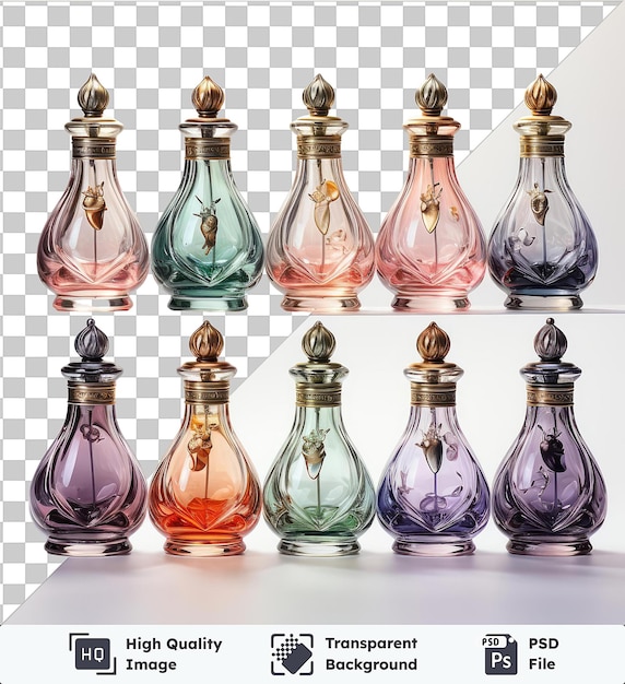 Zdjęcie Realistycznych Butelek Perfum Perfumer_s