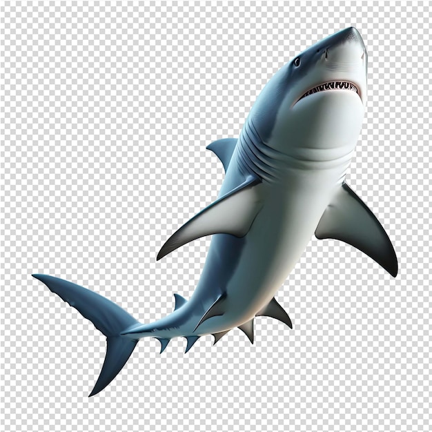 PSD zdjęcie rekina z rekinem na dnie