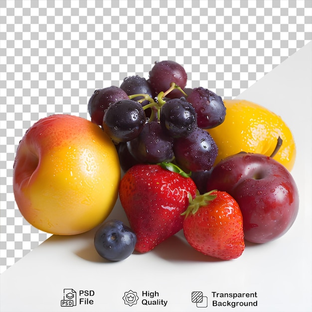 PSD zdjęcie różnych owoców, w tym plik png