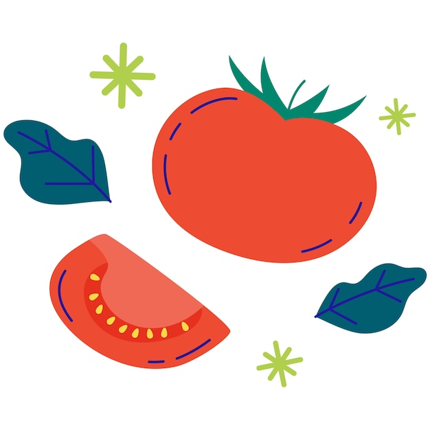 Zdrowa ilustracja żywności odizolowana