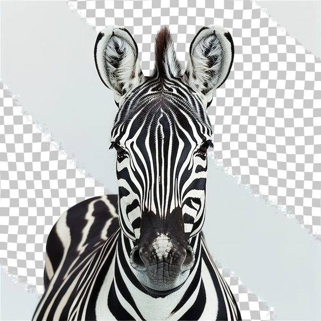 PSD una zebra è mostrata con una zebra in cima