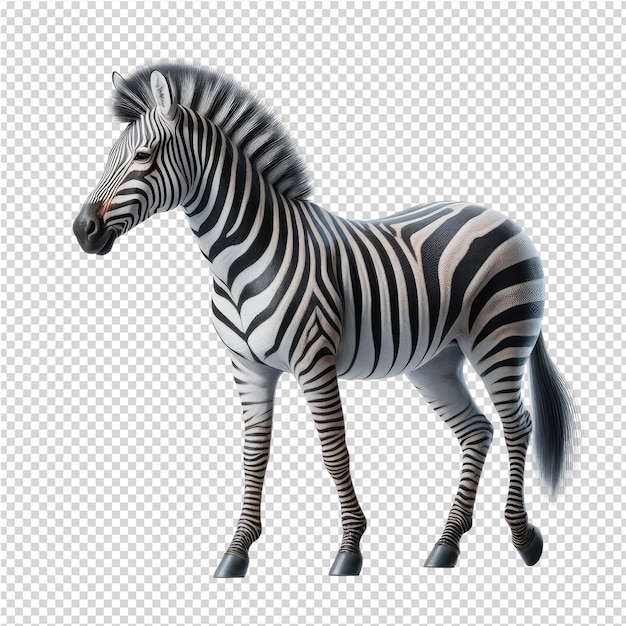 Zebra Jest Pokazana Z Zebrą Na Plecach