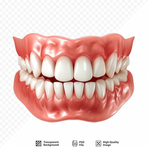 PSD zęby na białym
