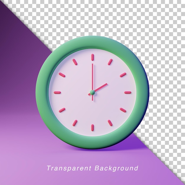 Zegar 3d 200 Am Przezroczyste Tło