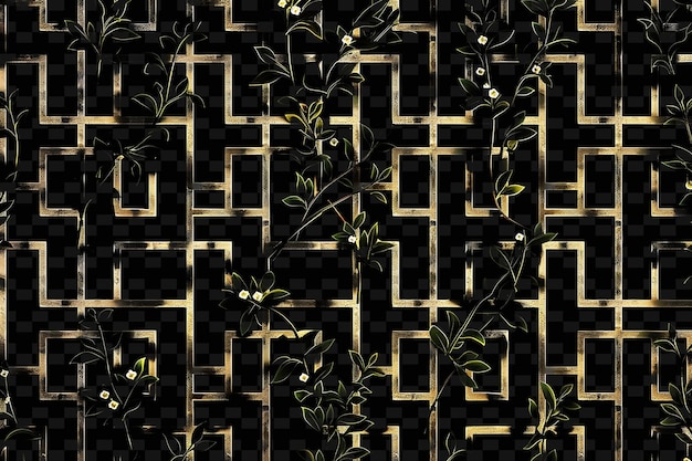 Zen inspired trellises pixel art con disegni minimalisti e texture creative y2k neon item designs