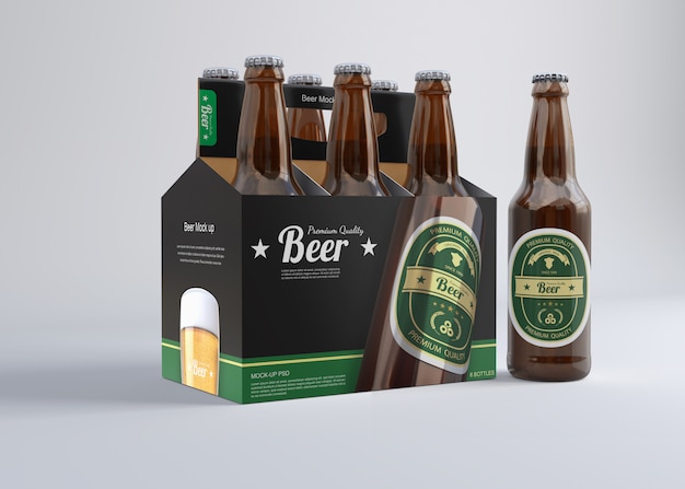 Zes-pack biermodel