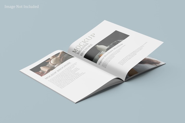 Zestaw makiet broszury magazynu