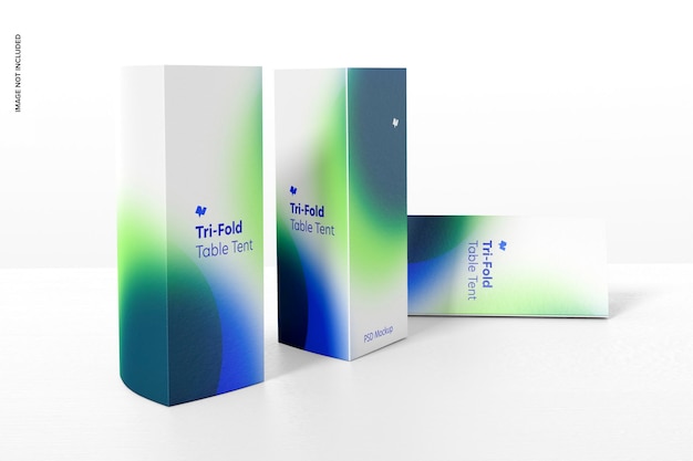 Zestaw makiet Tri-Fold Table Tents