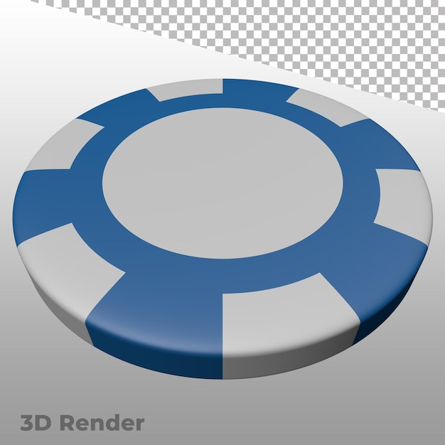 Żetony Do Pokera Renderowania 3d