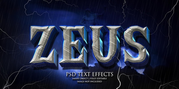 Zeus tekst effect