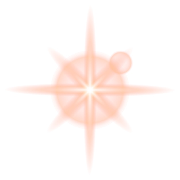 Zicht op lensflare