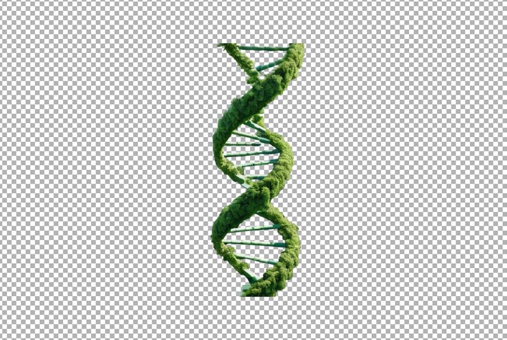 PSD zielona helisa dna