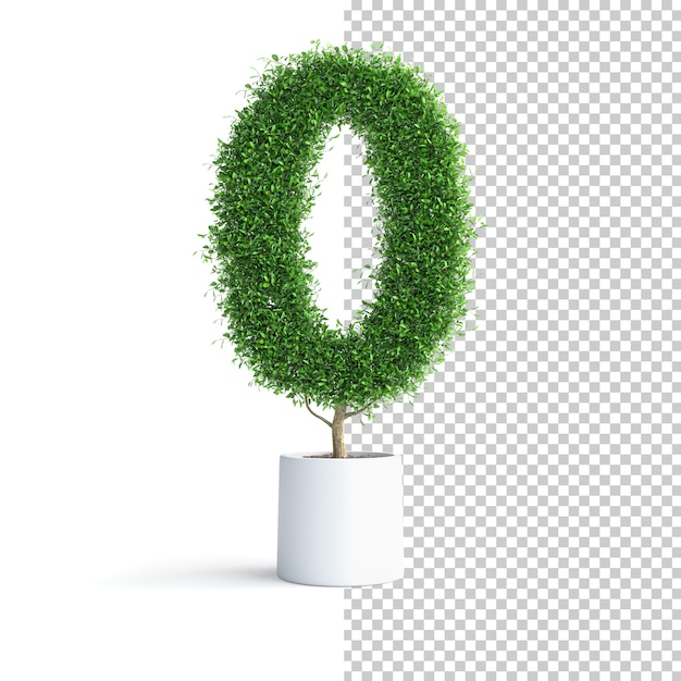 PSD zielone drzewo numer 0
