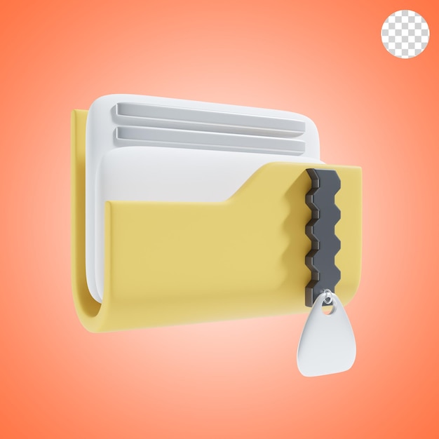 PSD zip folder icon