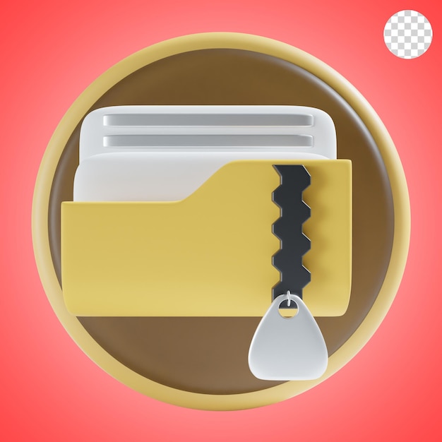 Zip folder icon