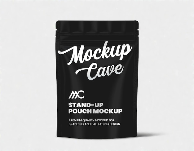 zip lock pouch mockup