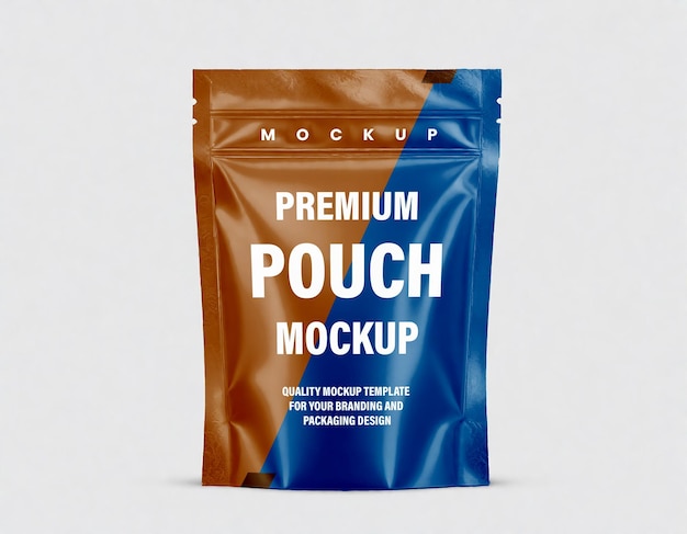 zip lock pouch mockup