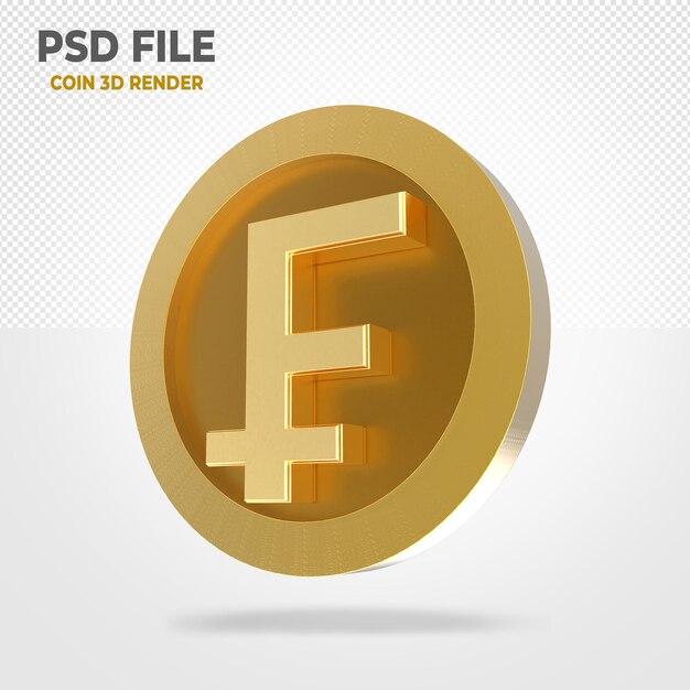 Złota Moneta FRINC 3D