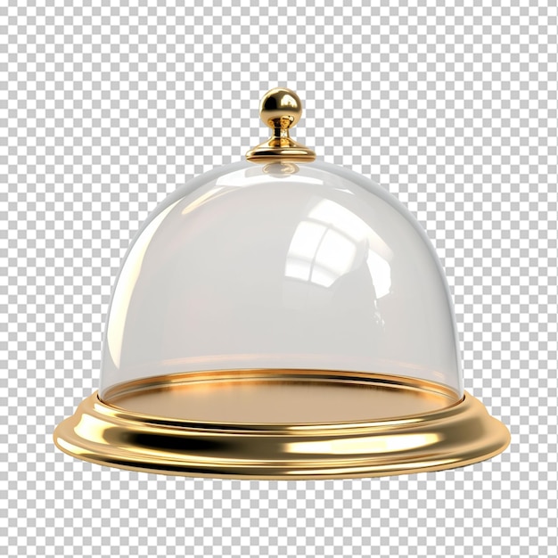 PSD złota restauracja cloche png