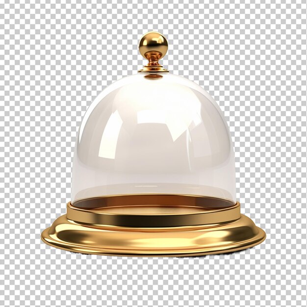 PSD złota restauracja cloche png