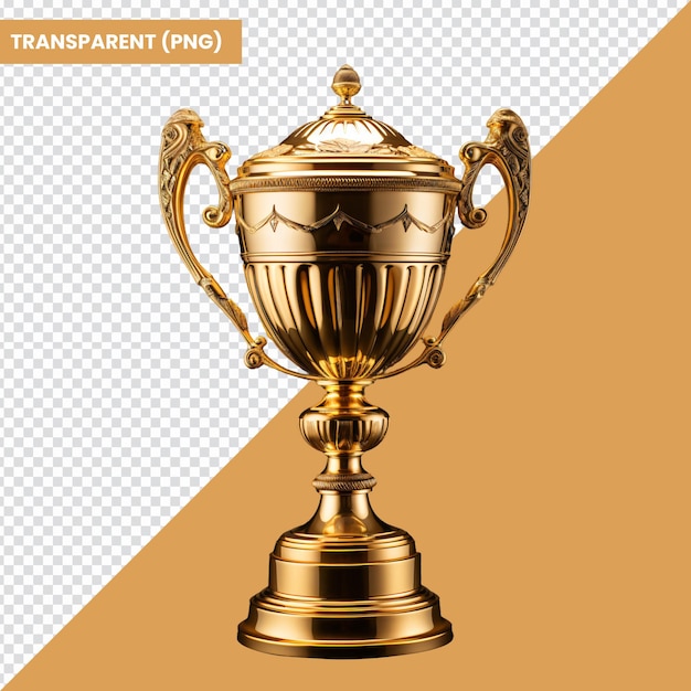 Złoty Puchar Trofeum Izolowany Png Przejrzysty Tło