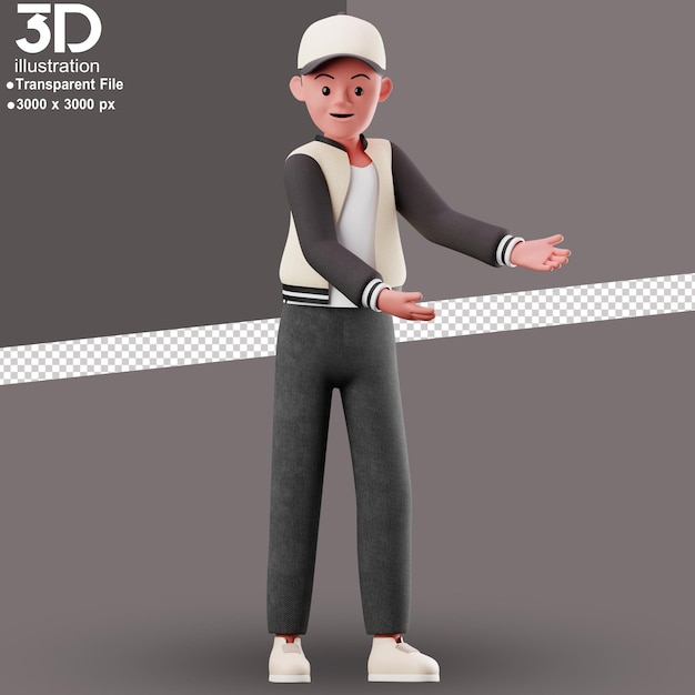 PSD znak 3d wskazujący 3d renderowania ilustracji na izolowanym tle stylu png