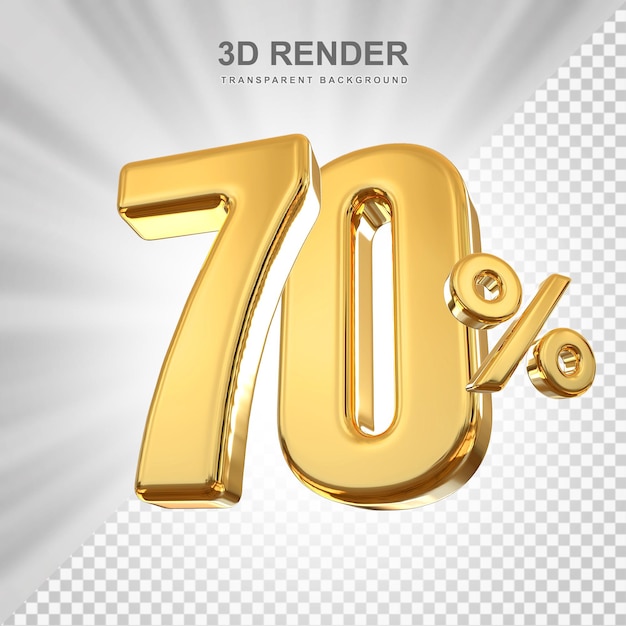 Zniżka 70 procent na sprzedaż 3D Render