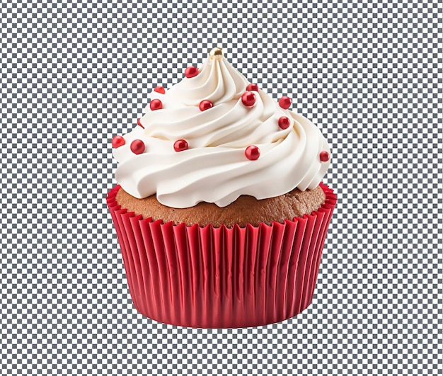 PSD zo zoete cupcake geïsoleerd op transparante achtergrond