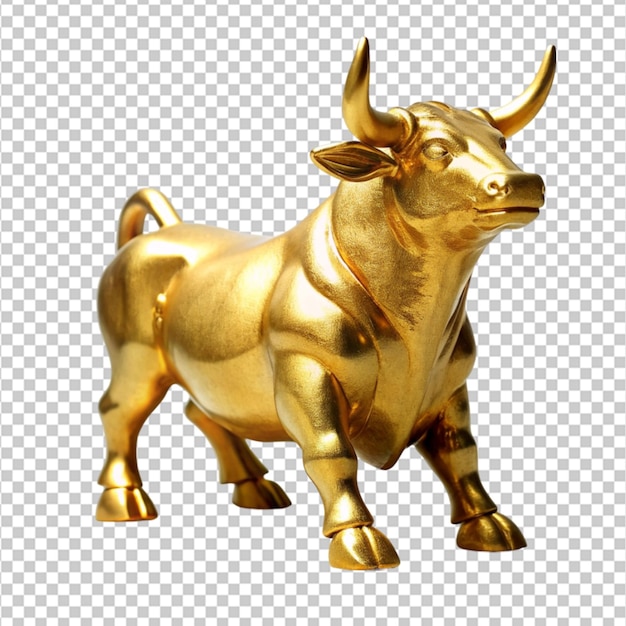 Zodiac sign taurus on transparent background