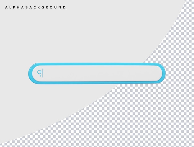 Zoek icoon 3d render illustratie